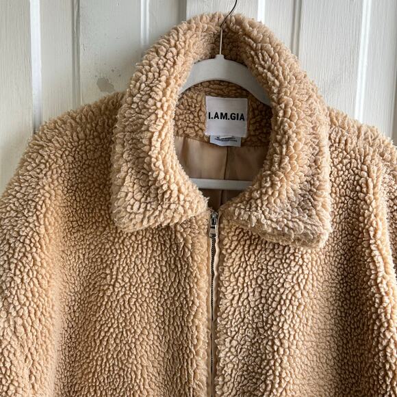 I.AM.GIA Pixie Teddy Jacket in Carmel - Picture 3 of 8